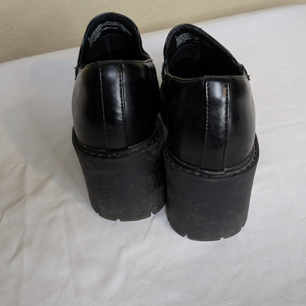Universal Thread Black Chunky Platform Loafers Sz… - image 3